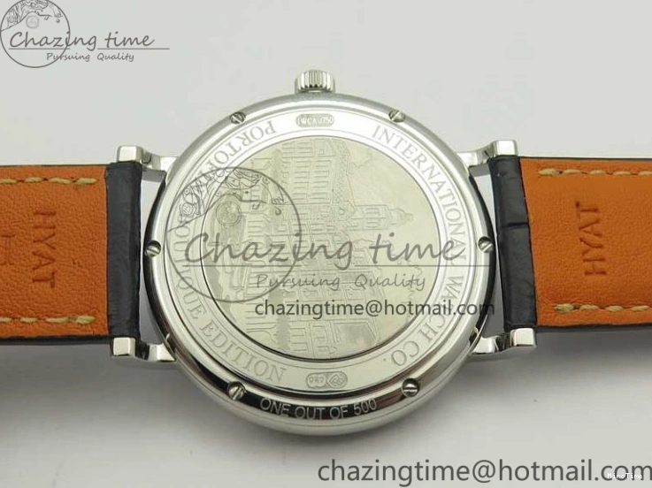 MIROTIME 0402 Refined Portofino Automatic SS MKF 1:1 Best Edition Blue Dial On Blue Leather Strap MIYOTA 9015 V 7201